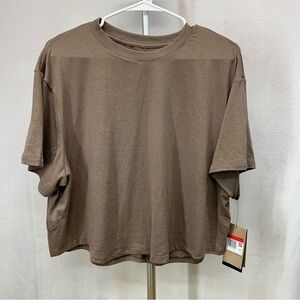Nike Women's Brown Training cropped Top large